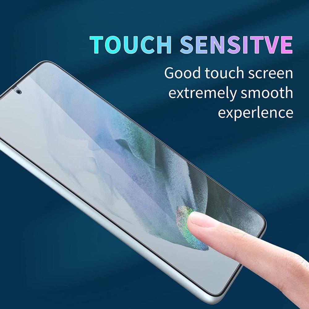 Tempered Screen Protector for Galaxy S22 5G with Camera Lens Protector 3 Pack - Picture 7 of 8